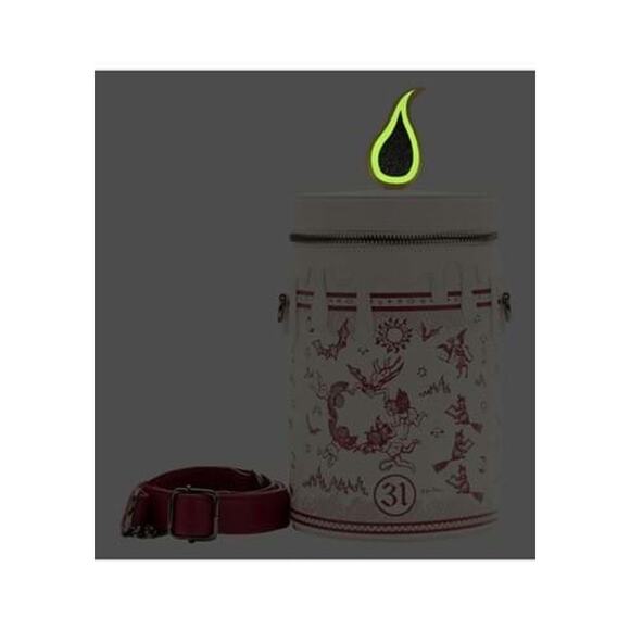 Hocus Pocus Black Flame Glow Candle Crossbody Bag main image 5